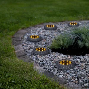 Zestaw 2x oprawa ogrodowa LED solarna LAWNLIGHT