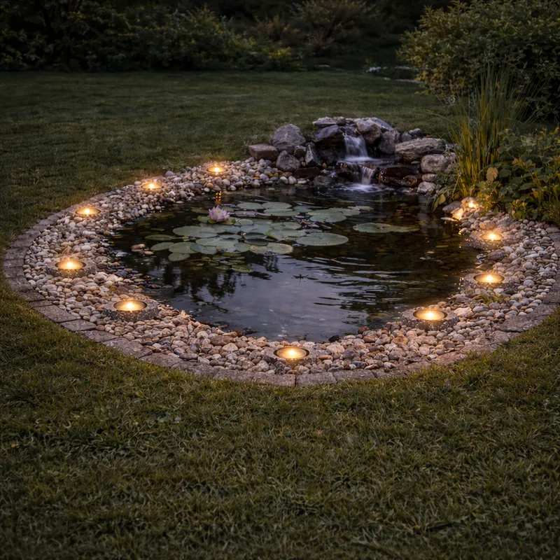 Zestaw 2x oprawa ogrodowa LED solarna LAWNLIGHT — zdjęcie 6