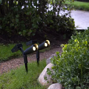 Zestaw 2x reflektor solarny ogrodowy LED wbijany POWERSPOT