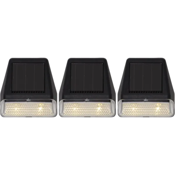 Zestaw 3x kinkiet ogrodowy LED solarny WALLY MINI — zdjęcie 2