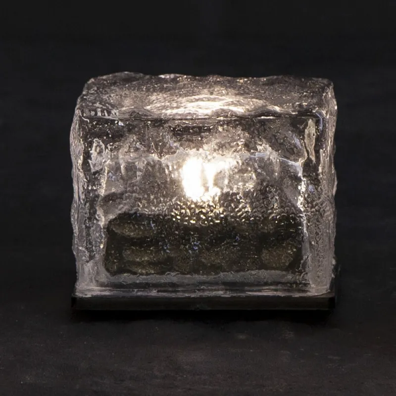 Zestaw 3x lampa solarna ogrodowa LED stojąca ICECUBE — zdjęcie 5