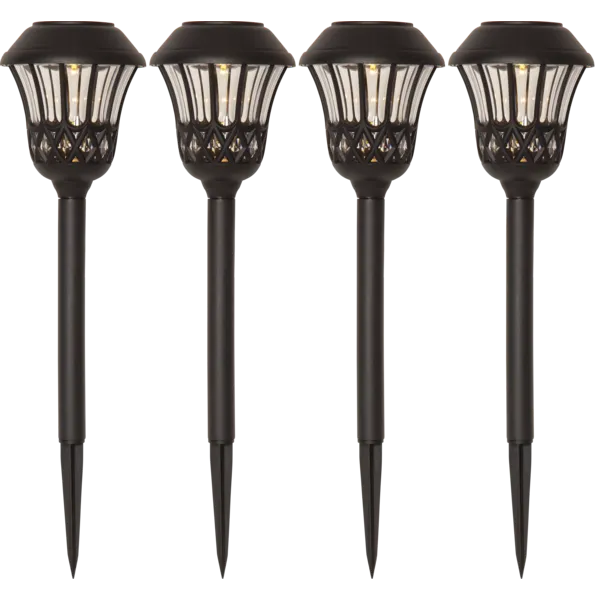 Zestaw 4x lampa solarna ogrodowa LED wbijana LACE — zdjęcie 2