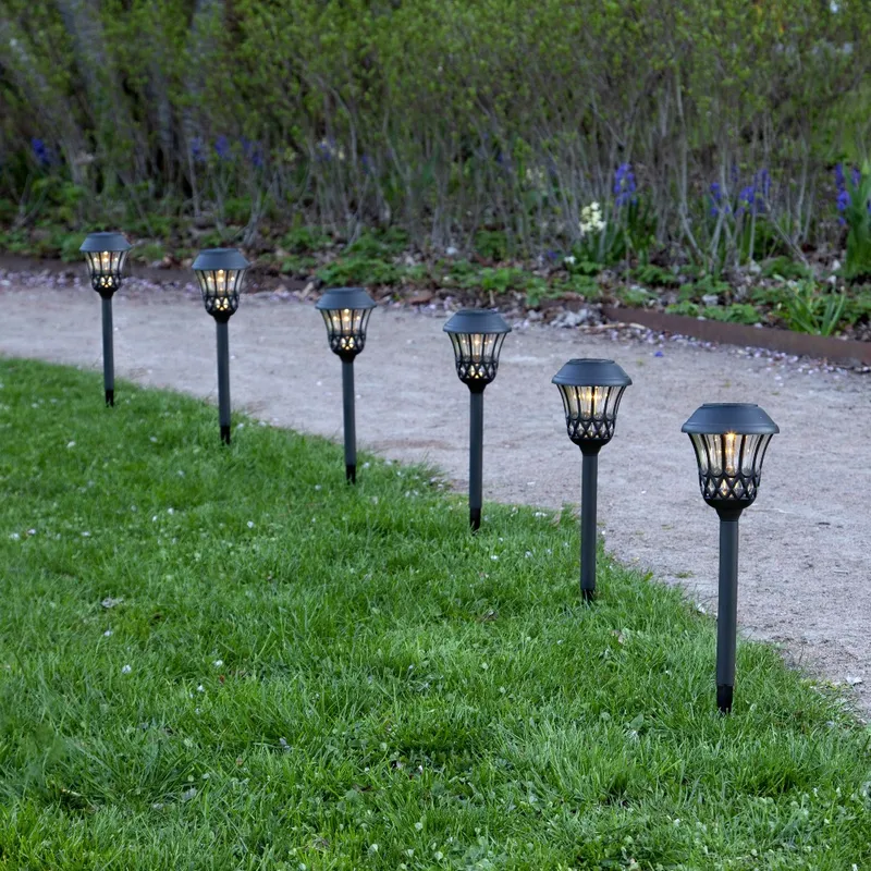 Zestaw 4x lampa solarna ogrodowa LED wbijana LACE — zdjęcie 3