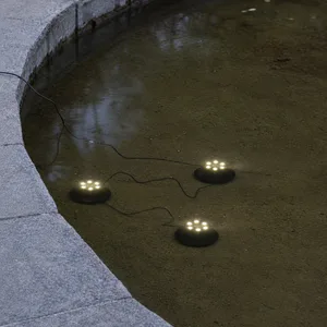 3x lampa podwodna IP68 solarna dekoracja LED do oczka wodnego