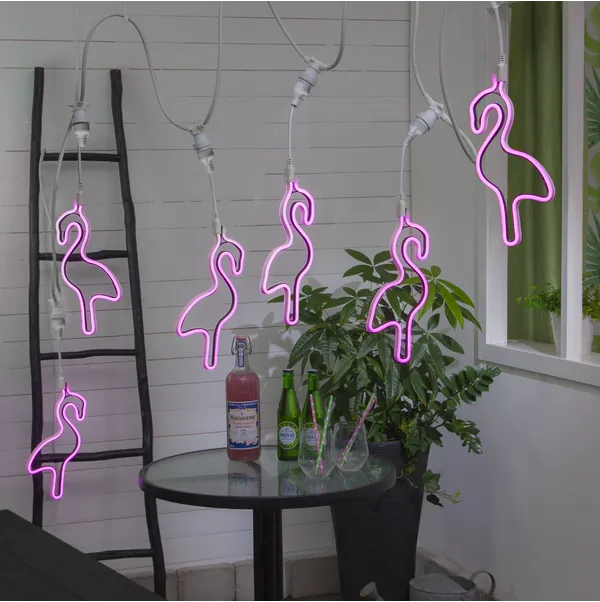 Dekoracja Neon LED Flaming do girland ogrodowych E27 — zdjęcie 4