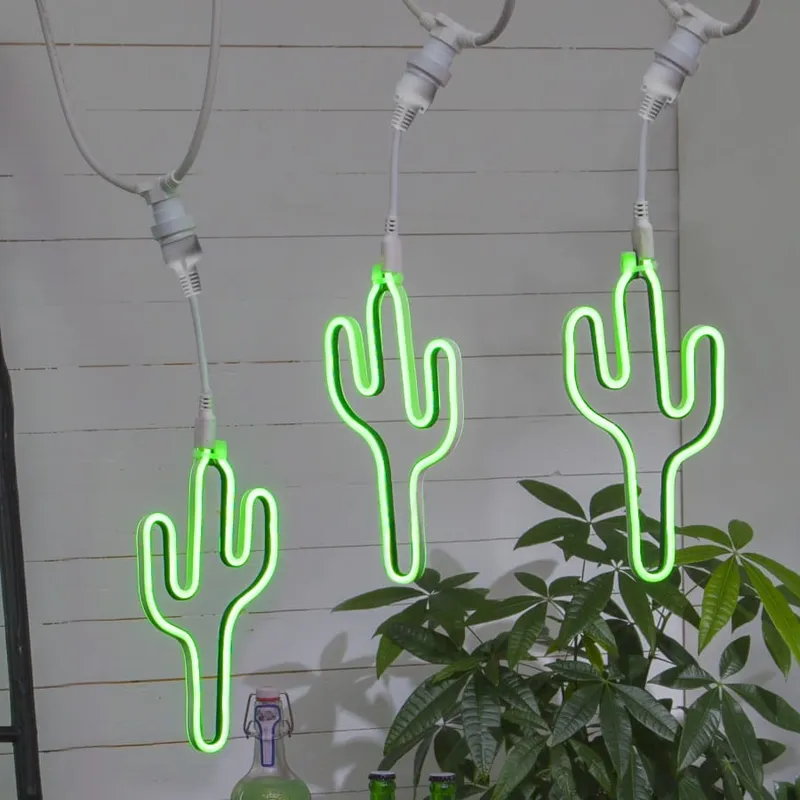 Dekoracja Neon LED Kaktus do girland ogrodowych E27 — zdjęcie 4