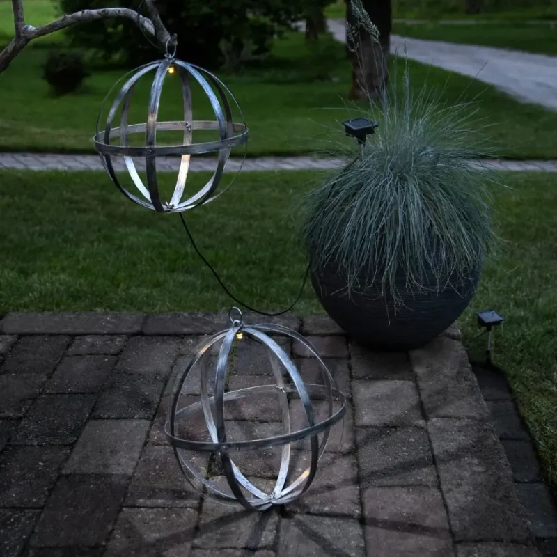Dekoracja solarna Kula ogrodowa LED ASTRI — zdjęcie 7