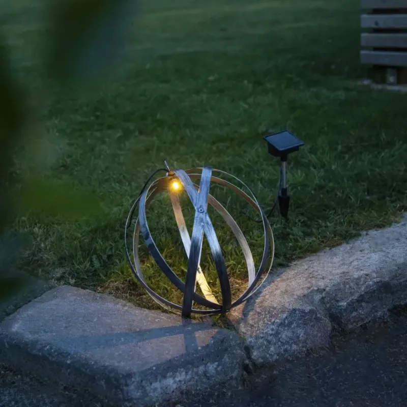 Dekoracja solarna Kula ogrodowa LED ASTRI — zdjęcie 8