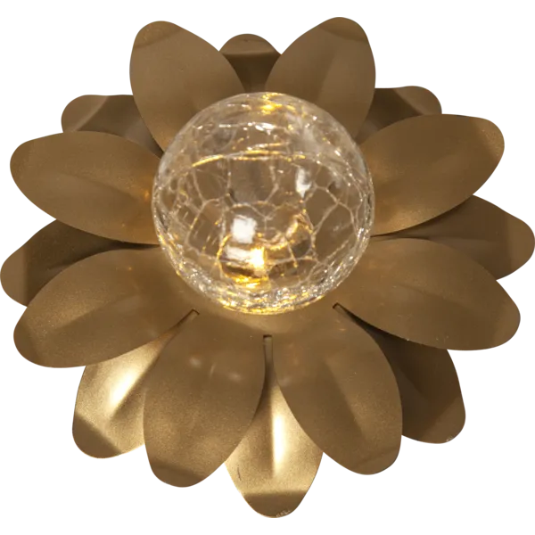 Dekoracja solarna ogrodowa LED 3 kwiaty Lilly — zdjęcie 7