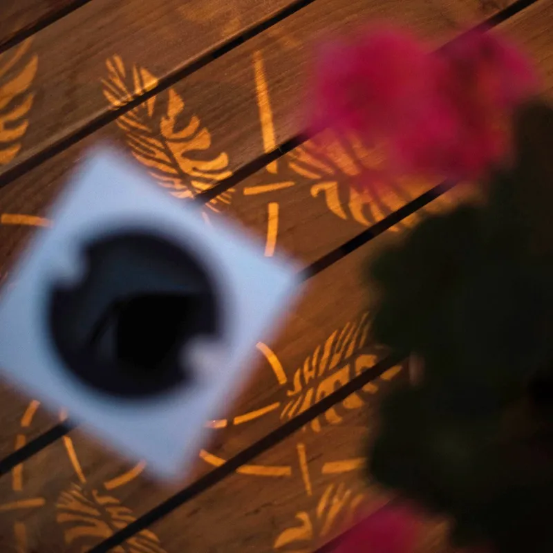 Dekoracja solarna ogrodowa LED wbijana i stojąca ALBALEAF — zdjęcie 6