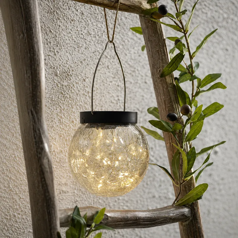 Dekoracja solarna ogrodowa LED wisząca Glory — zdjęcie 3
