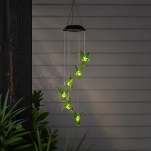 Dekoracja solarna ogrodowa LED wisząca KOLIBRY