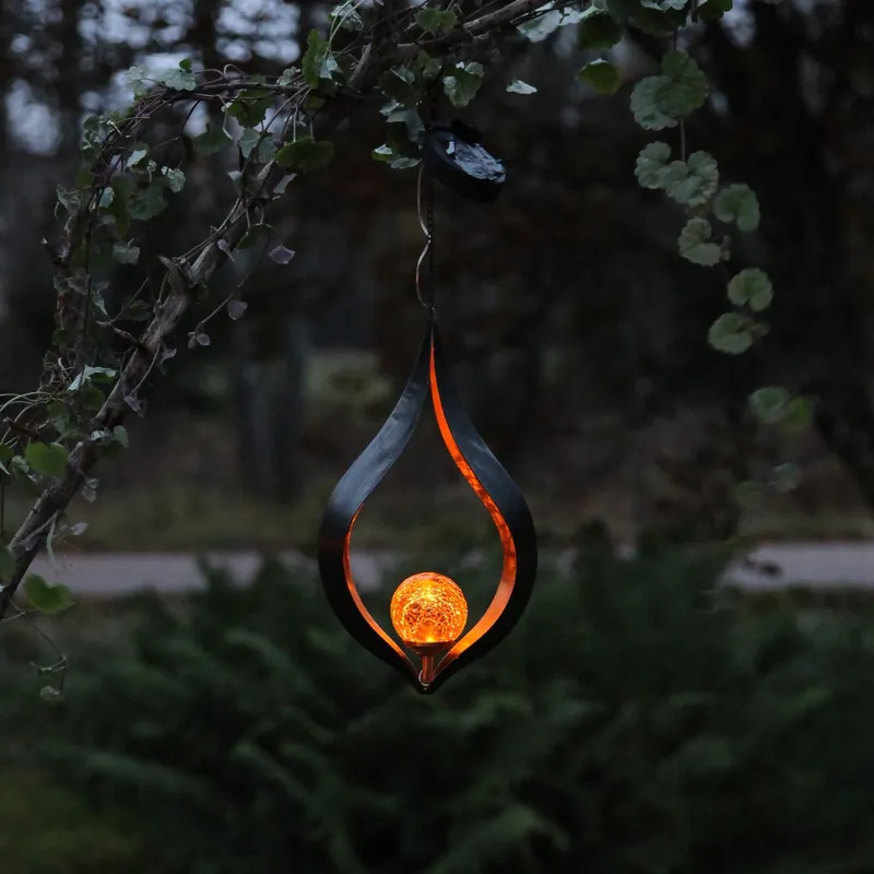 Dekoracja solarna ogrodowa LED wisząca Melilla — zdjęcie 4