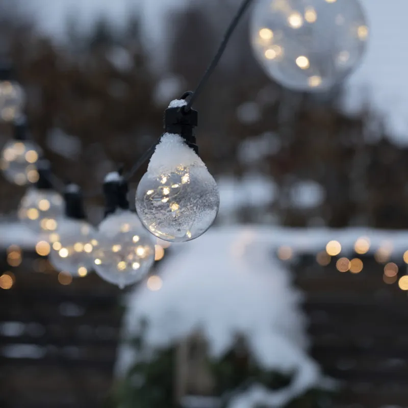 Girlanda ogrodowa 10 dużych lampek LED Dew Drop BIG CIRCUS — zdjęcie 3