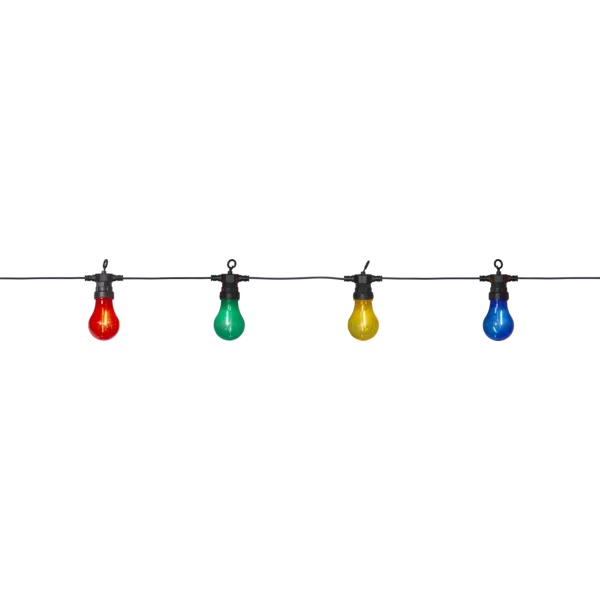 Girlanda ogrodowa 10 kolorowych lampek LED Filament CIRCUS — zdjęcie 4