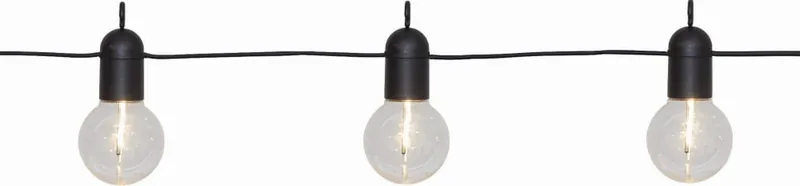 Girlanda ogrodowa 10 lampek LED FIESTA na baterie z timerem IP44 — zdjęcie 2