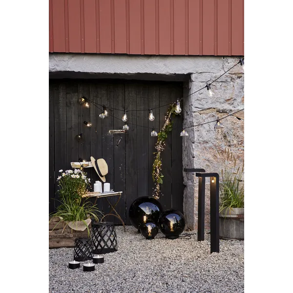 Girlanda ogrodowa 12 lampek LED z abażurami CIRCUS SHADE — zdjęcie 5