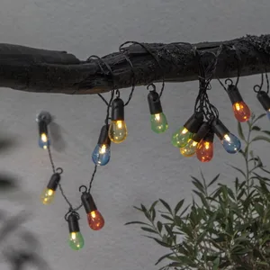 Girlanda ogrodowa 16 kolorowych lampek LED SMALL HOOKY