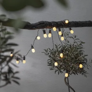 Girlanda ogrodowa 16 lampek LED mleczne SMALL HOOKY