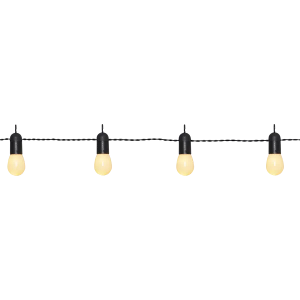 Girlanda ogrodowa 16 lampek LED mleczne SMALL HOOKY — zdjęcie 3