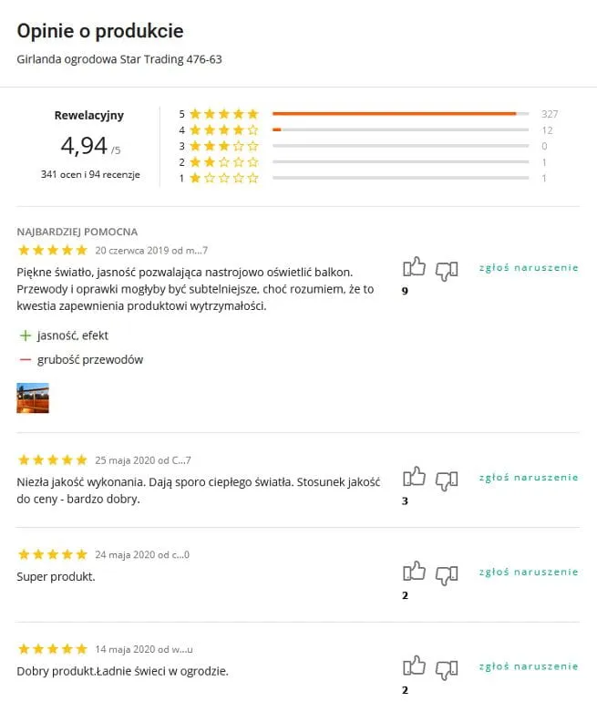 Girlanda ogrodowa 20 lampek LED Filament CIRCUS SMALL — zdjęcie 9