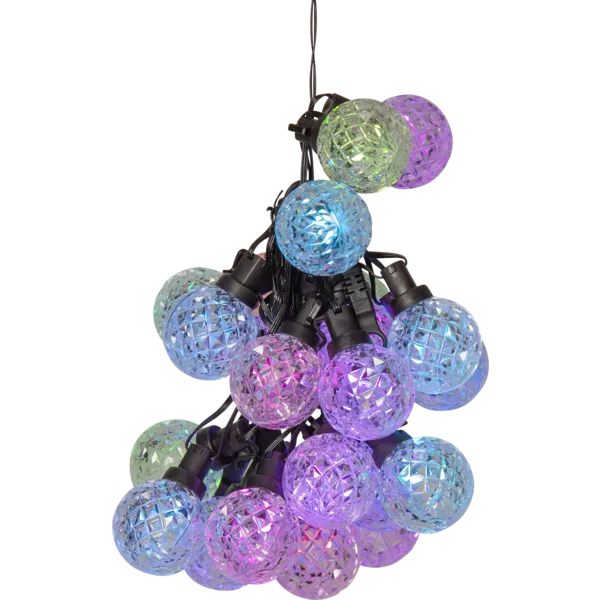 Girlanda ogrodowa 25 lampek LED RGB Smart PARTY LIGHT aplikacja + pilot — zdjęcie 2