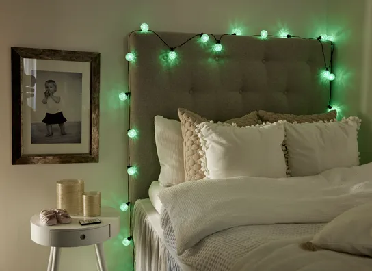 Girlanda ogrodowa 25 lampek LED RGB Smart PARTY LIGHT aplikacja + pilot — zdjęcie 7