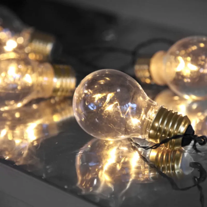 Girlanda ogrodowa 5 lampek LED GLOW na baterie — zdjęcie 3