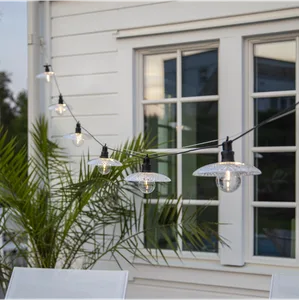 Girlanda ogrodowa 6 lampek LED z abażurami GLASSY LIGHT