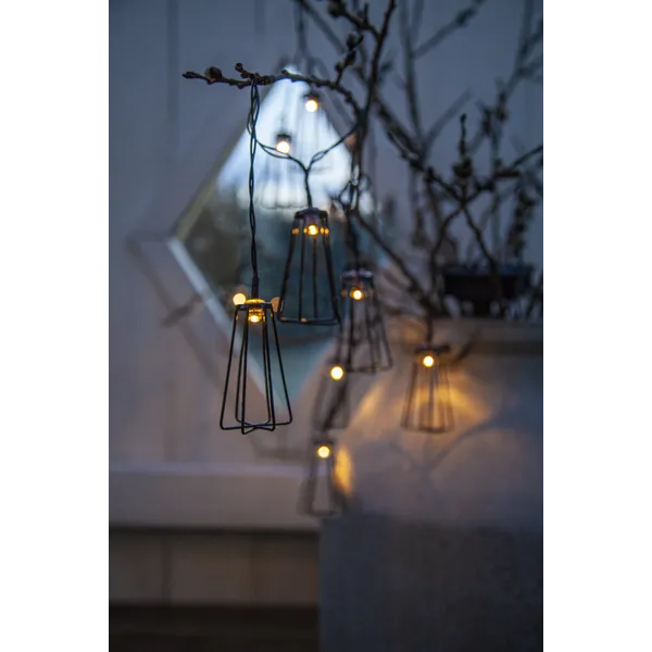 Girlanda solarna ogrodowa EDDY 10 lampek LED IP44 — zdjęcie 4
