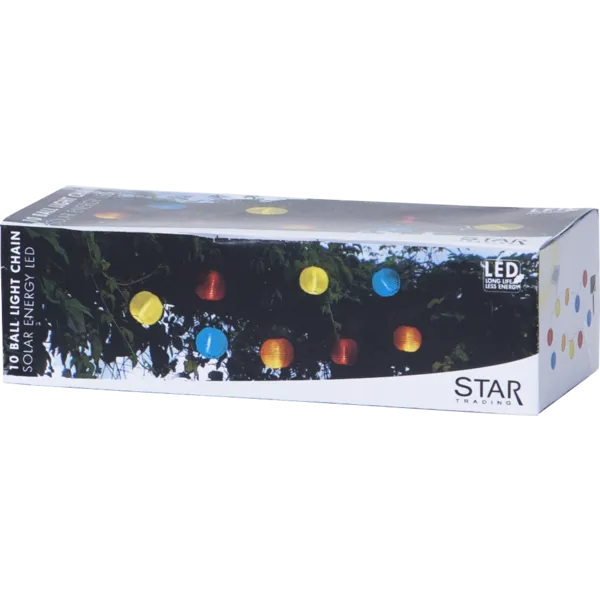 Girlanda solarna ogrodowa FESTIVAL 10 lampek LED IP44 — zdjęcie 4