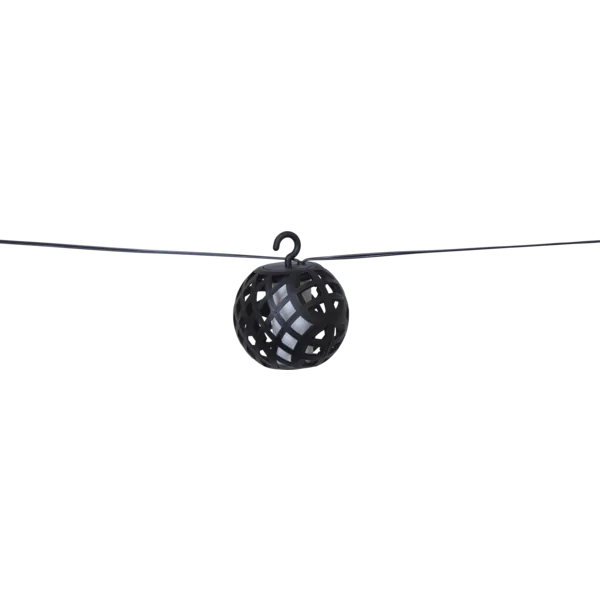 Girlanda solarna ogrodowa FLAME 8 lampek LED IP44 — zdjęcie 5