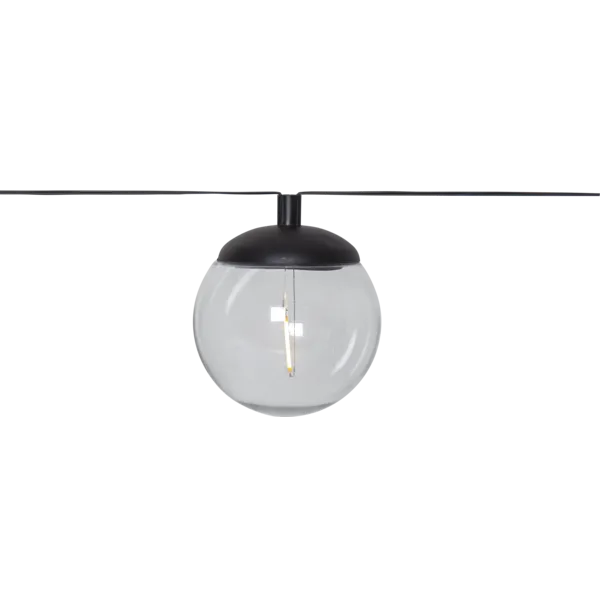 Girlanda solarna ogrodowa GLOBE 8 lampek LED IP44 — zdjęcie 5