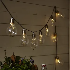 Girlanda solarna ogrodowa GLOW 10 lampek LED Dew Drop IP44