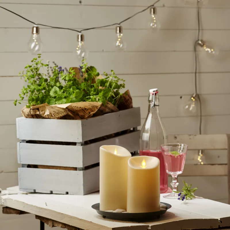 Girlanda solarna ogrodowa GLOW 10 lampek LED Dew Drop IP44 — zdjęcie 3