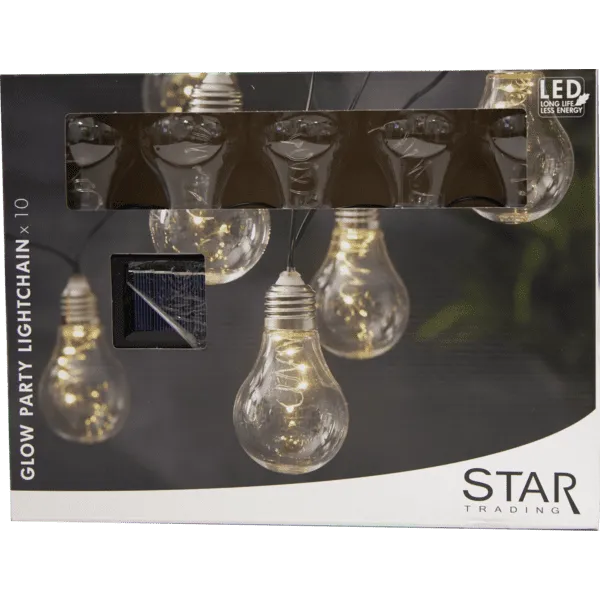 Girlanda solarna ogrodowa GLOW 10 lampek LED Dew Drop IP44 — zdjęcie 4