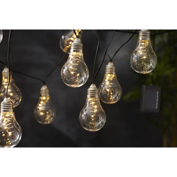 Girlanda solarna ogrodowa GLOW 10 lampek LED Dew Drop IP44 — zdjęcie 5