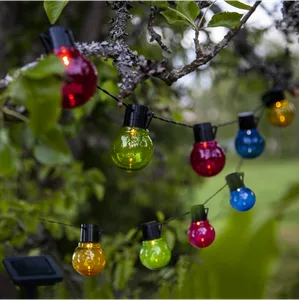 Girlanda solarna ogrodowa PARTAJ 10 lampek LED IP44