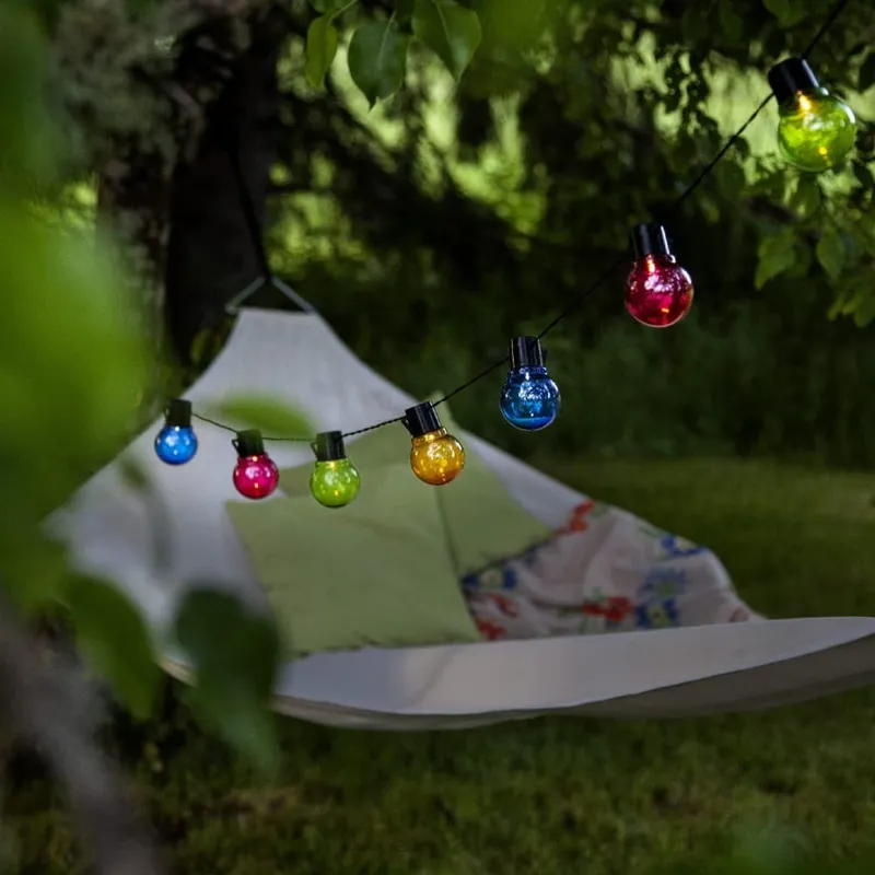 Girlanda solarna ogrodowa PARTAJ 10 lampek LED IP44 — zdjęcie 4