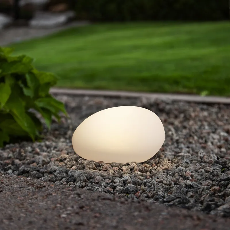 Kamień solarna dekoracja ogrodowa LED stojąca GLOBY — zdjęcie 9