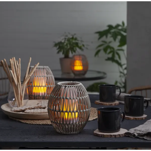 Klosz Rattanowy 18 cm do lamp i girland świetlnych LINDE IP44 — zdjęcie 4