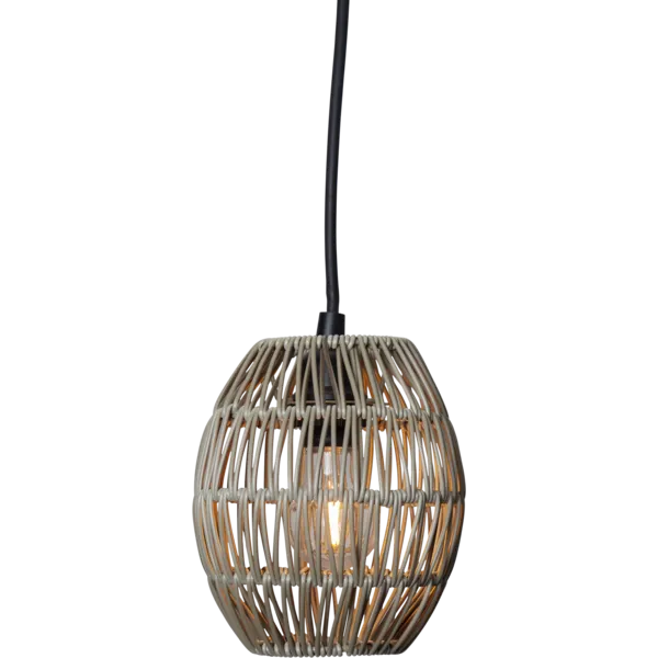 Klosz Rattanowy 18 cm do lamp i girland świetlnych LINDE IP44 — zdjęcie 5