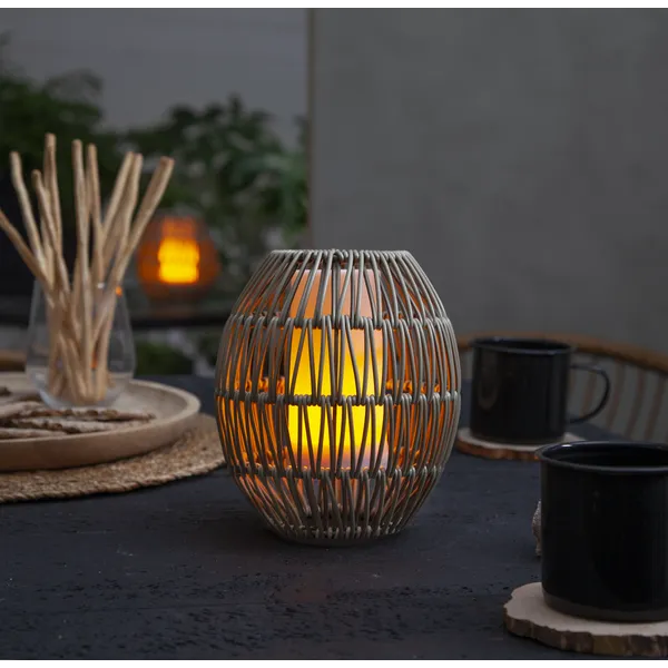 Klosz Rattanowy 18 cm do lamp i girland świetlnych LINDE IP44 — zdjęcie 6