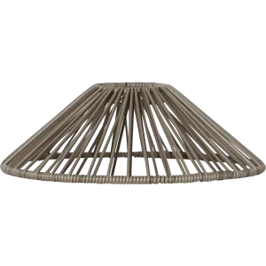 Klosz Rattanowy 25 cm do girland świetlnych i lamp VIDE IP44