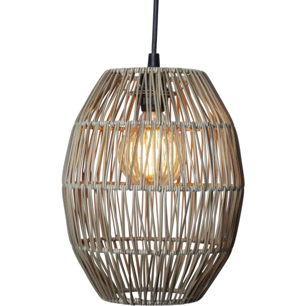 Klosz Rattanowy 30 cm do lamp i girland świetlnych LINDE IP44 — zdjęcie 5