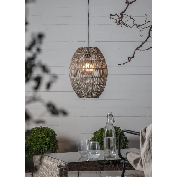 Klosz Rattanowy 40 cm do lamp i girland świetlnych LINDE IP44 — zdjęcie 6