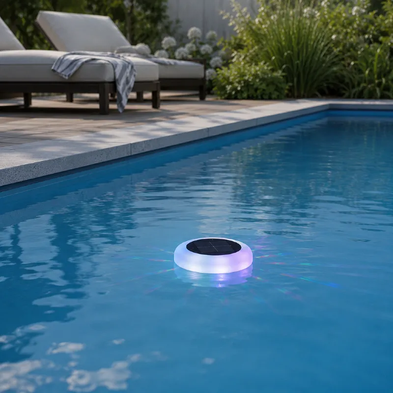 Lampa basenowa LED solarna wodoszczelna IP65 — zdjęcie 6