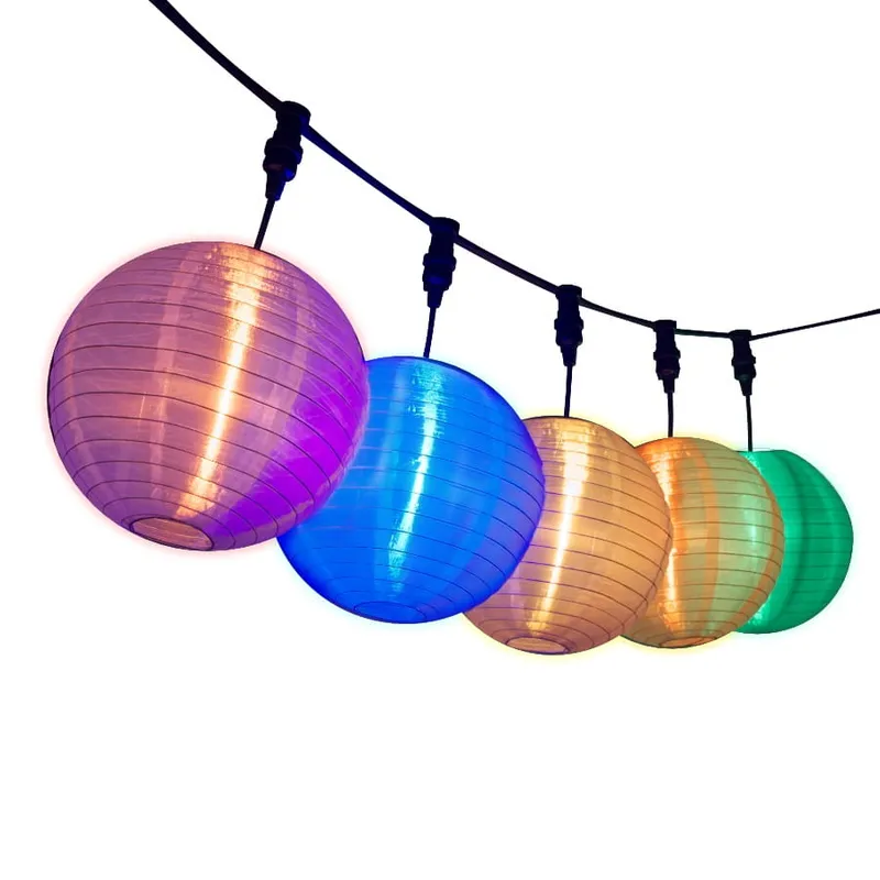 Lampion ogrodowy FESTIVAL 40 cm do girland i sznurów z oprawkami — zdjęcie 2
