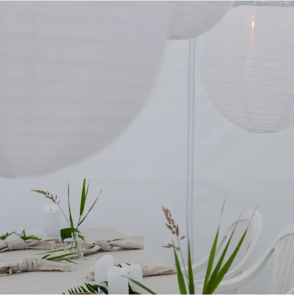 Lampion ogrodowy FESTIVAL 40 cm do girland i sznurów z oprawkami — zdjęcie 6
