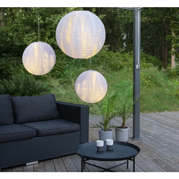 Lampion ogrodowy FESTIVAL 40 cm do girland i sznurów z oprawkami — zdjęcie 7